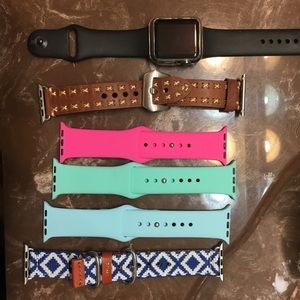 Apple 1st generation M/L Watch with different band